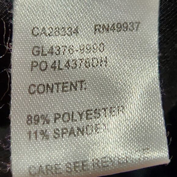 Tail White Label Capri Size 8 Black Stretch With Pockets - Picture 12 of 13